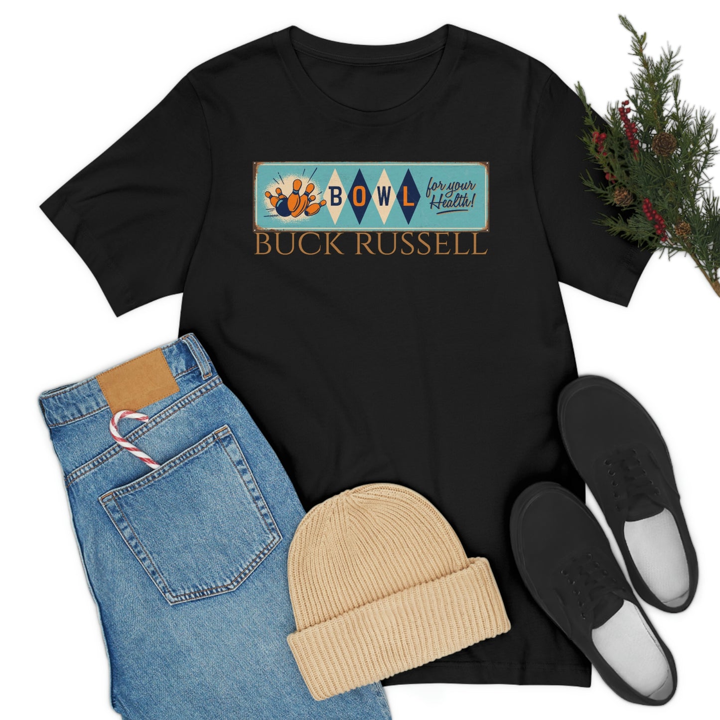 Unisex Jersey Short Sleeve Tee Uncle Buck ~ Buck Russell