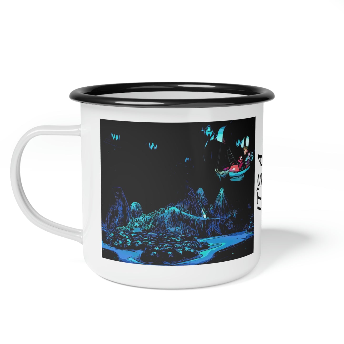 A Enamel Camp Cup Disneyland ~Peter Pan Flight~ It's A Disney Thing!