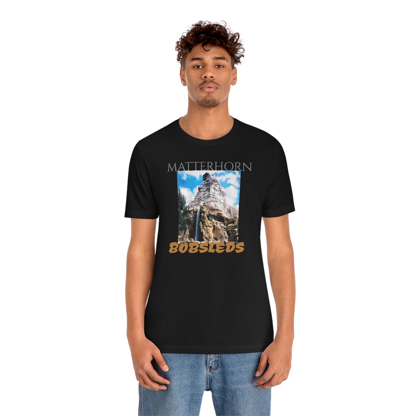 Unisex Jersey Short Sleeve Tee Disneyland MATTERHORN MOUNTAIN