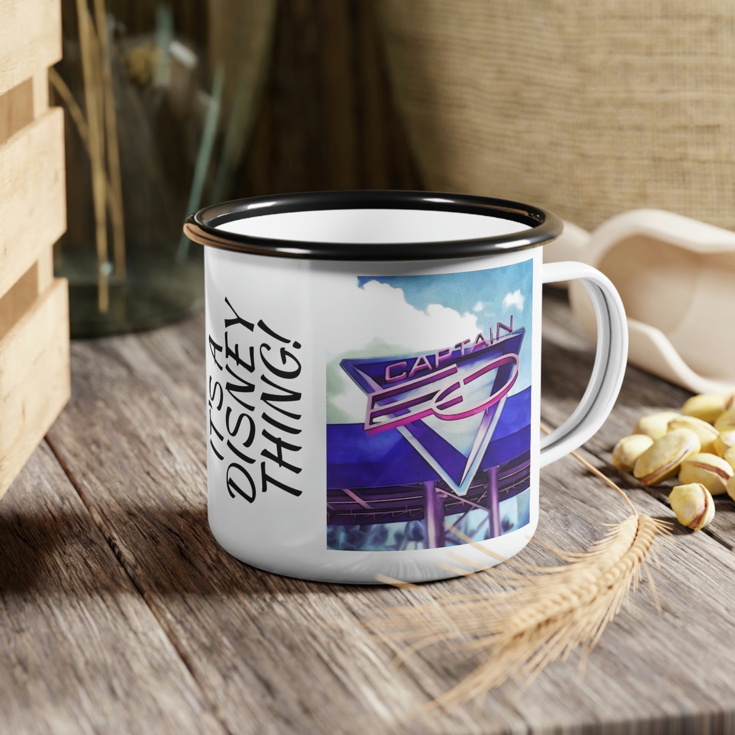 A Enamel Camp Cup Disneyland ~Captain EO~ It's A Disney Thing!