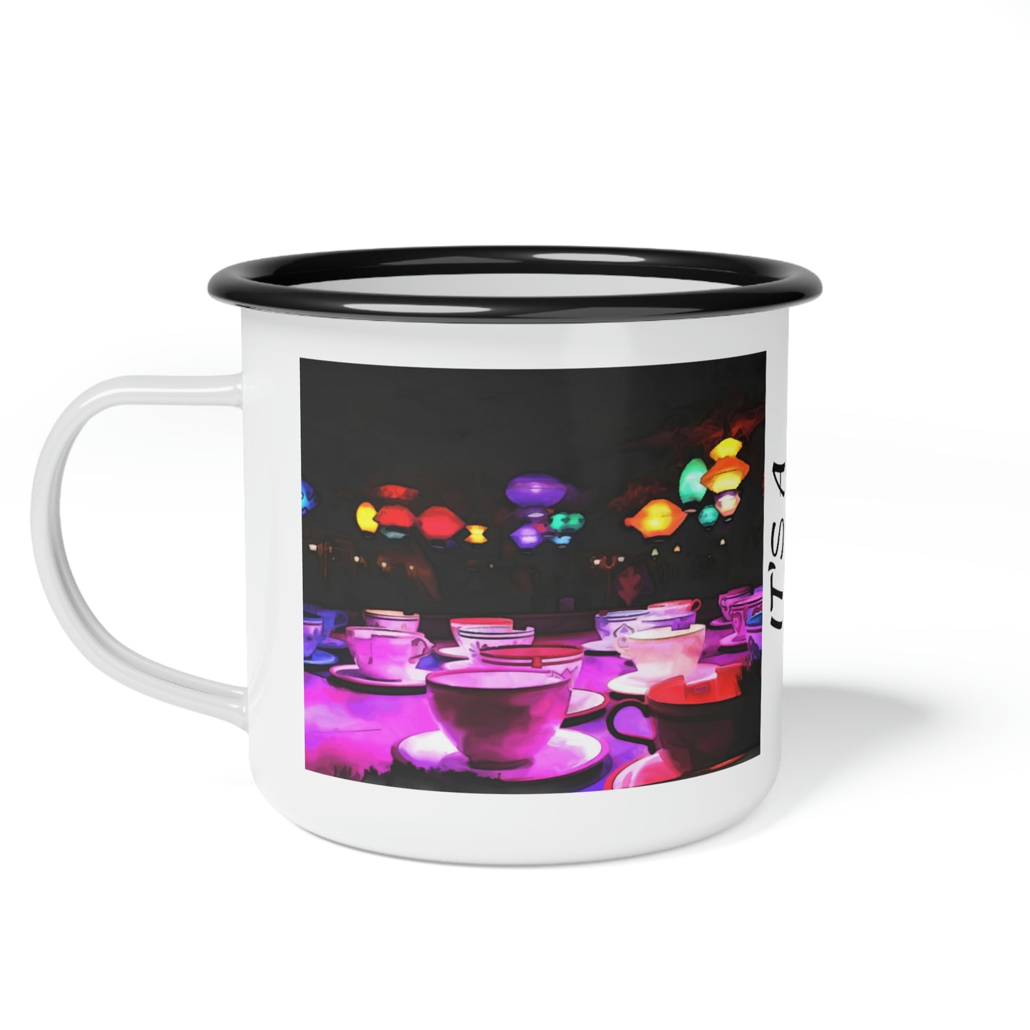 A Enamel Camp Cup Disneyland ~Mad Tea Party~ It's A Disney Thing!