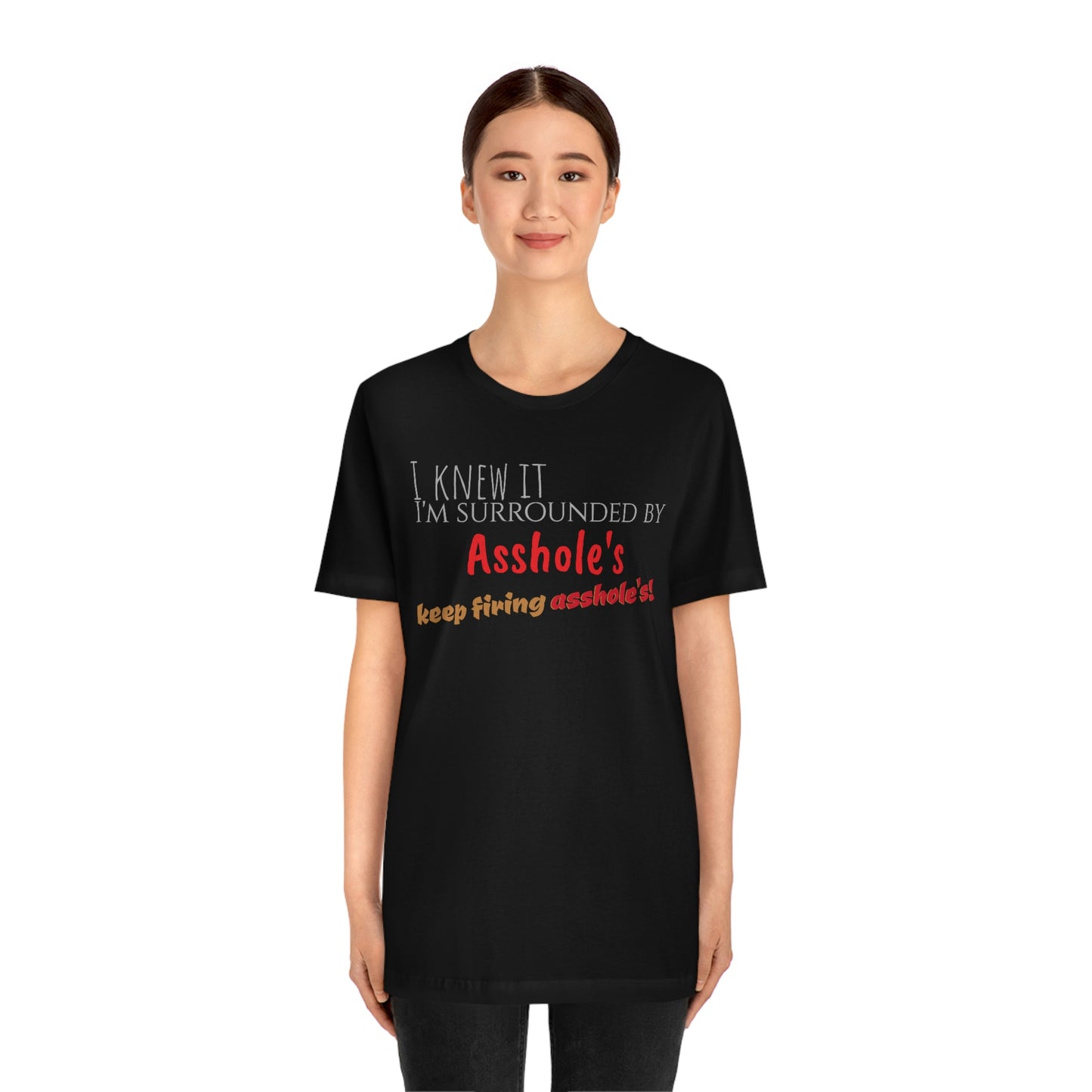 Unisex Jersey Short Sleeve Tee Spaceballs ~Keep firing Asshole's