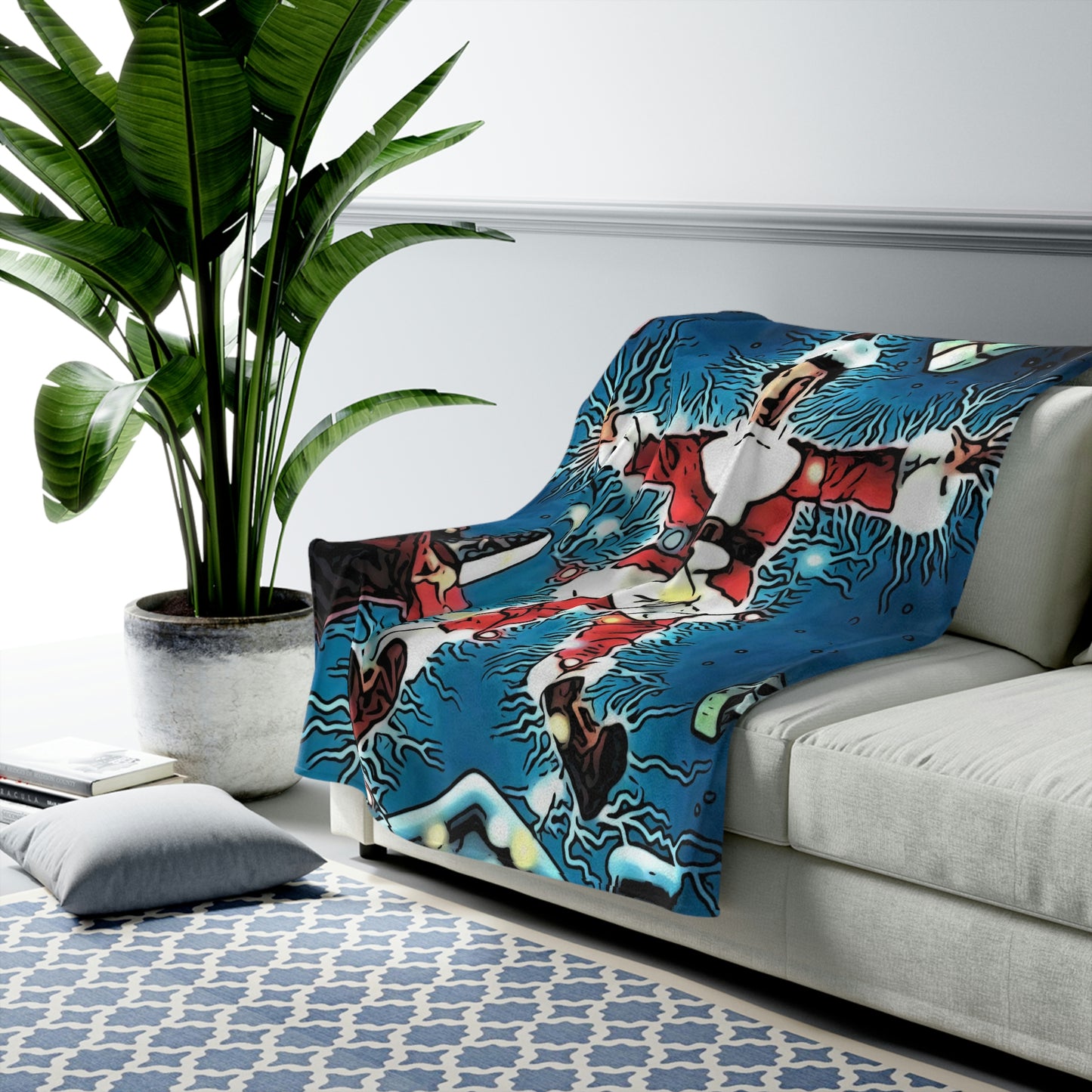 Velveteen Plush Blanket Christmas Vacation Movie Poster