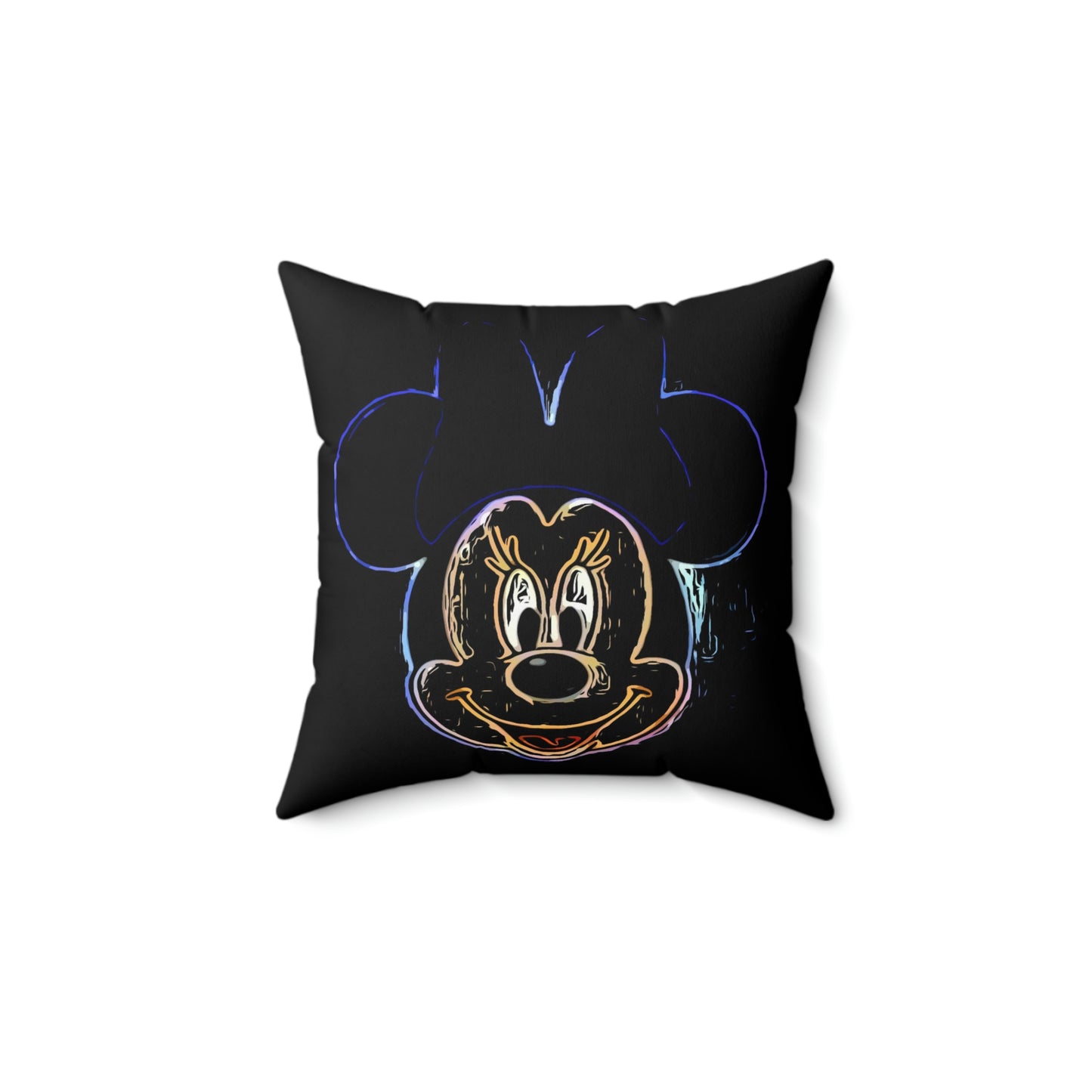 Spun Polyester Square Pillow Disney Minnie Mouse