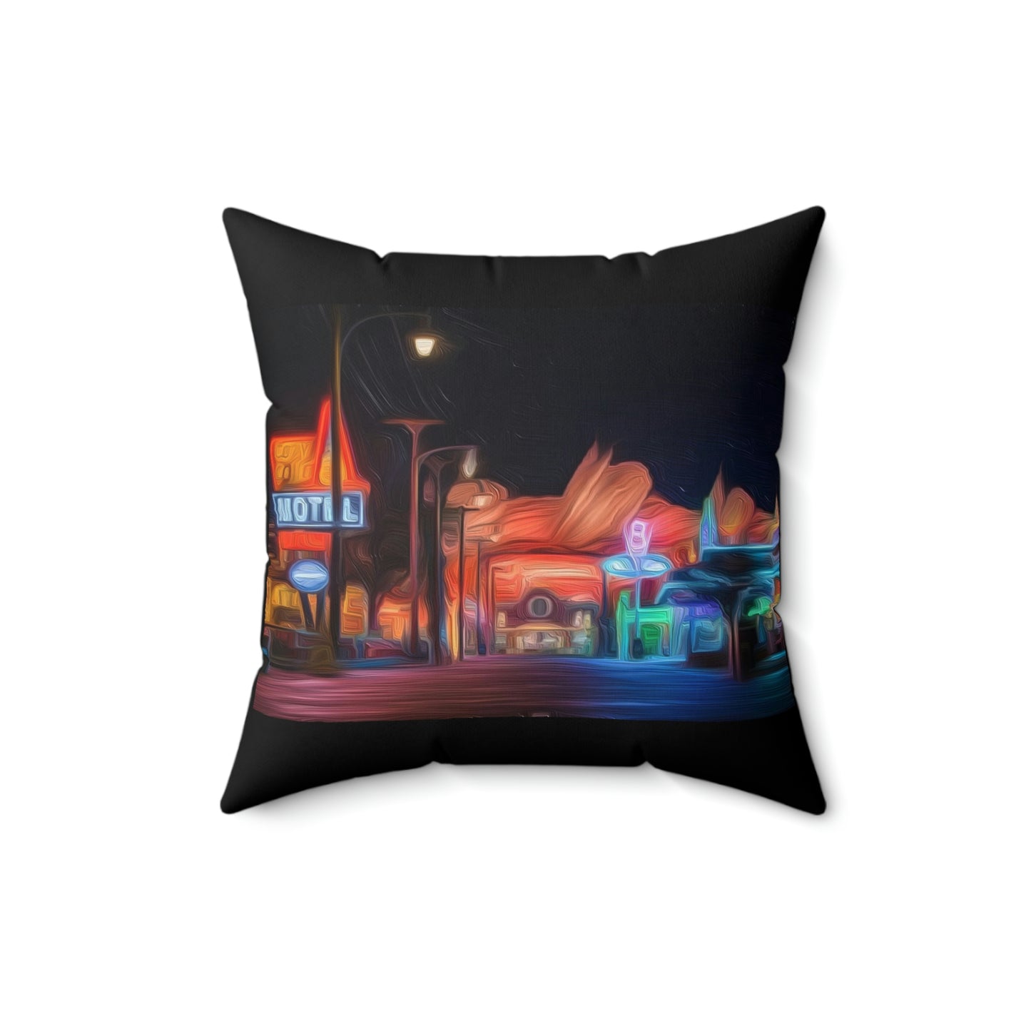 Spun Polyester Square Pillow Disneyland ~Radiator Springs~ land