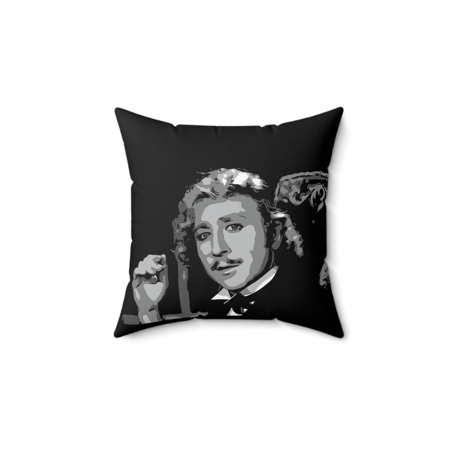 Spun Polyester Square Pillow ~Young Frankenstein ~Frankensteen~