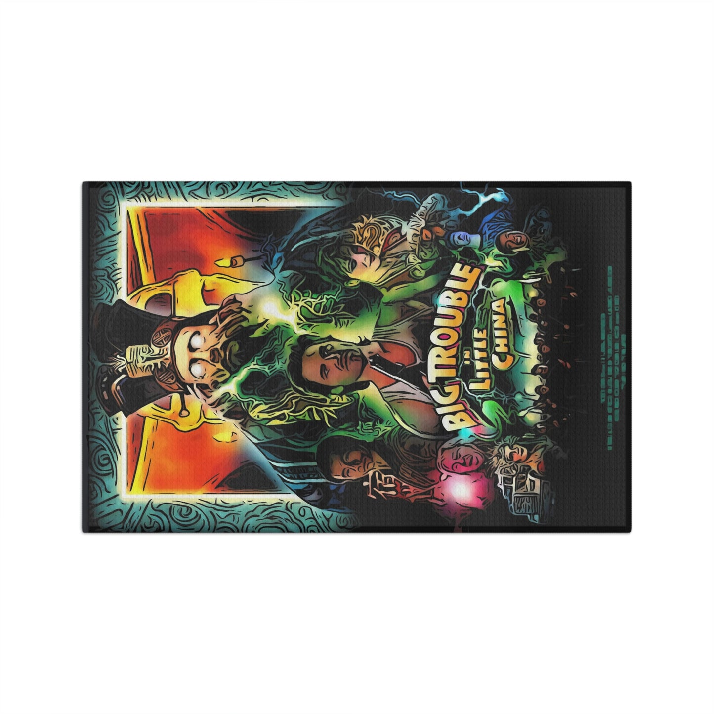 Soft Tea Towel Big Trouble in little China Movie Poster