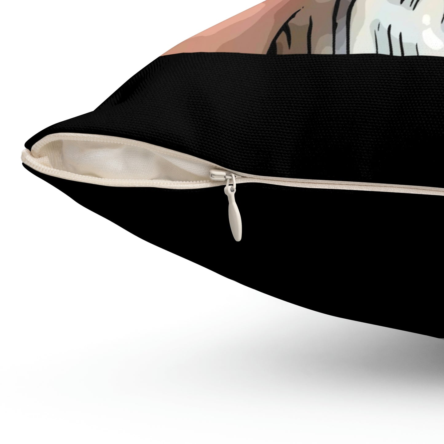 Spun Polyester Square Pillow ~Office Space ~ Tom~