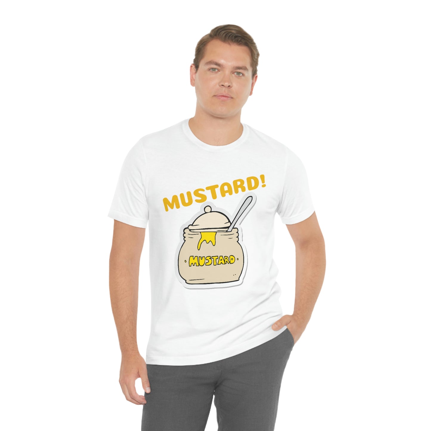 Unisex Jersey Short Sleeve Tee Mustard!