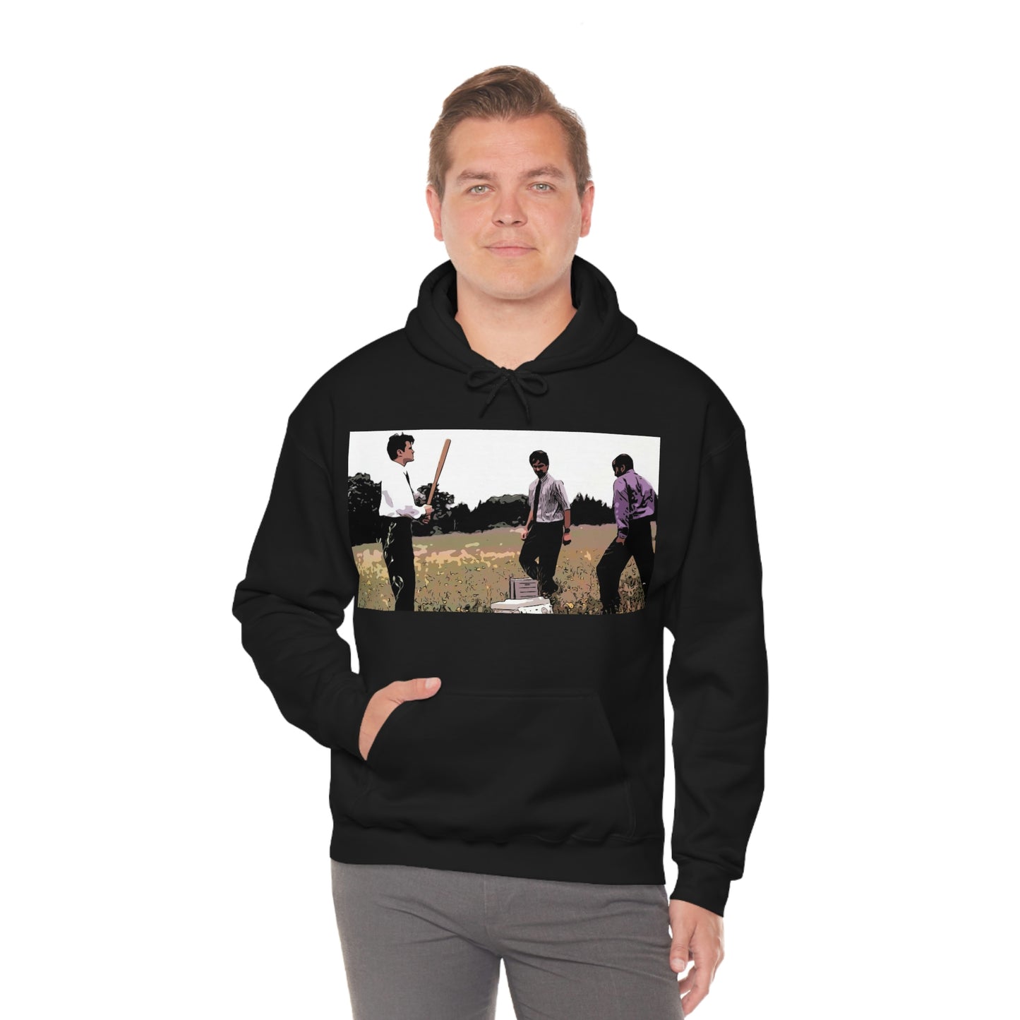 Unisex Heavy Blend™ Hooded Sweatshirt Office space ~ Paper Jam