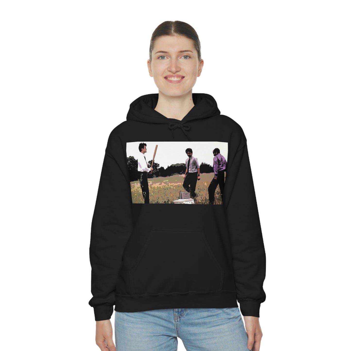 Unisex Heavy Blend™ Hooded Sweatshirt Office space ~ Paper Jam
