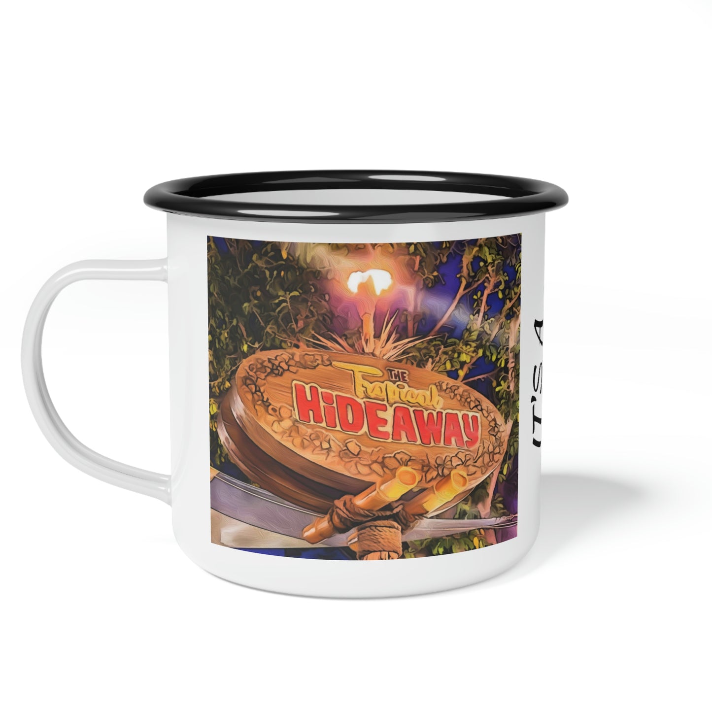 A Enamel Camp Cup Disneyland ~Tropical Hide Away~ It's A Disney Thing!