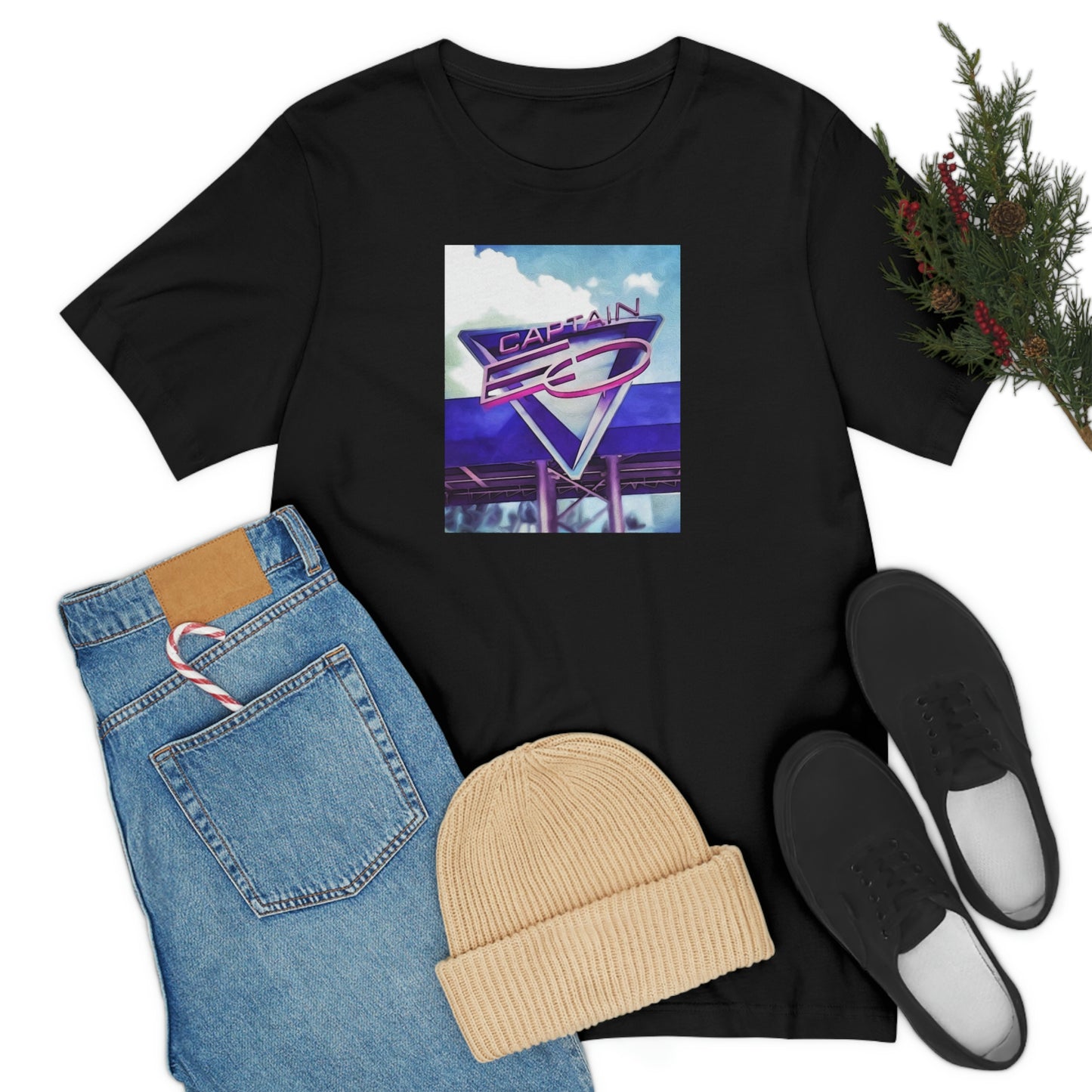 Unisex Jersey Short Sleeve Tee CAPTAIN EO