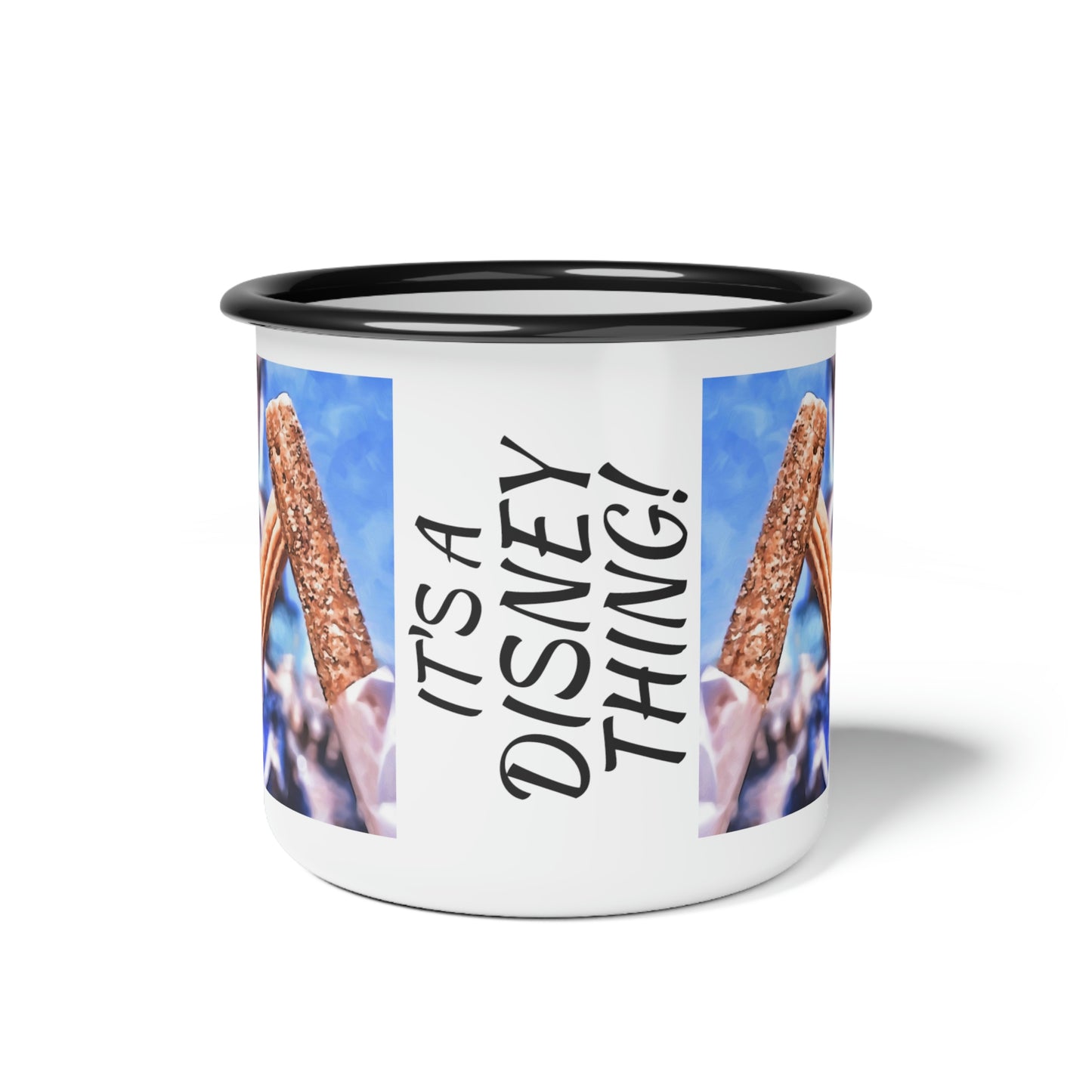 A Enamel Camp Cup Disneyland ~Churros~ It's A Disney Thing!