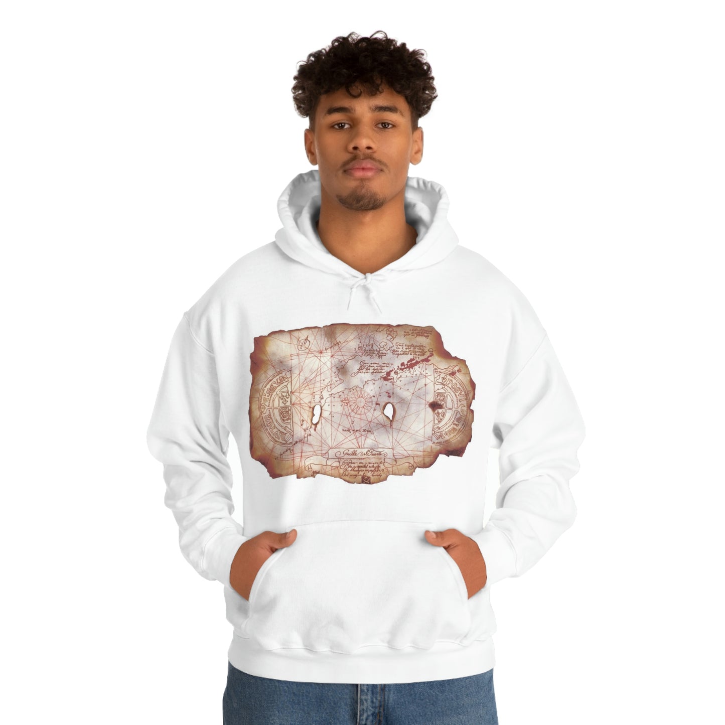 Unisex Heavy Blend™ Hooded sweatshirt ~ The Gonnies ~ map