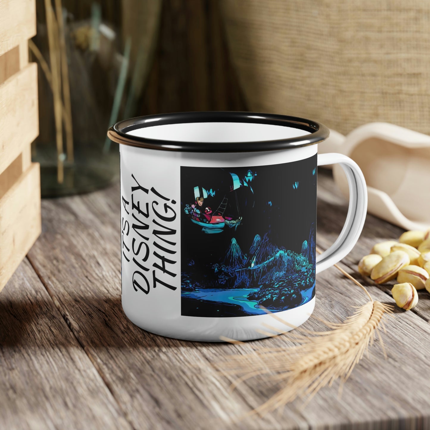 A Enamel Camp Cup Disneyland ~Peter Pan Flight~ It's A Disney Thing!