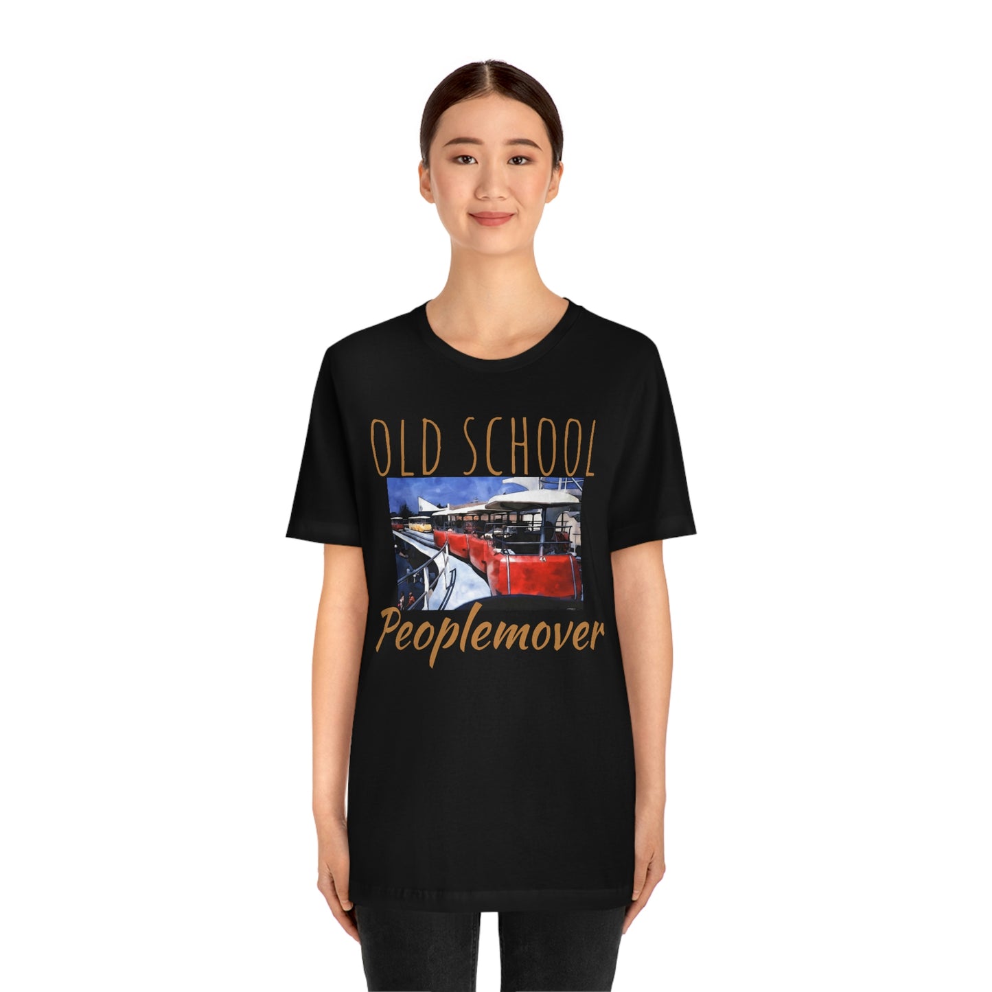 Unisex Jersey Short Sleeve Tee Disneyland people mover