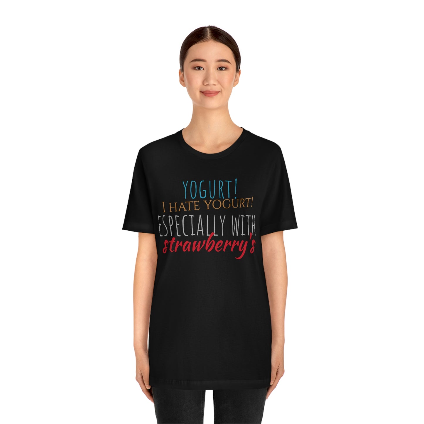Unisex Jersey Short Sleeve Tee Yogurt