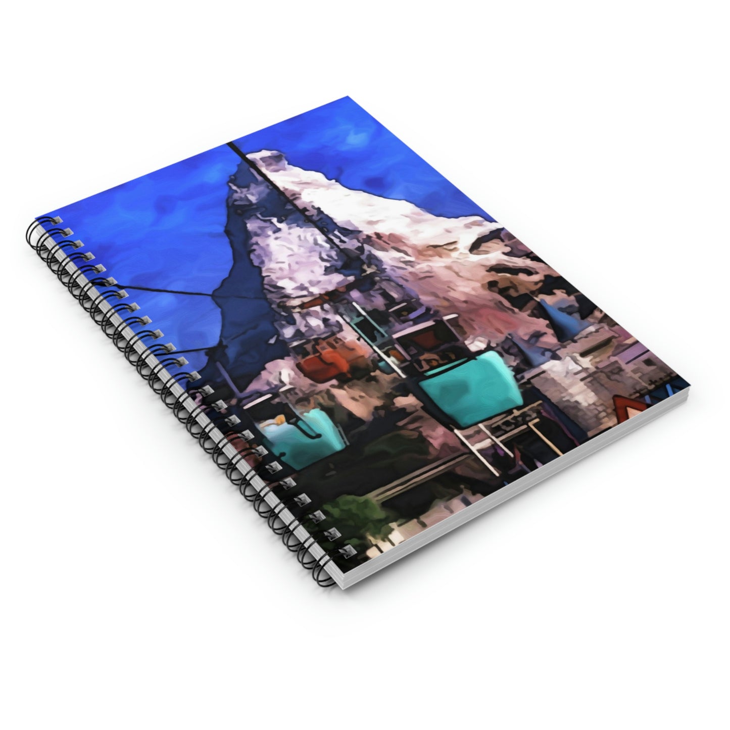 Spiral Notebook - Disneyland Sky Buckets Retro