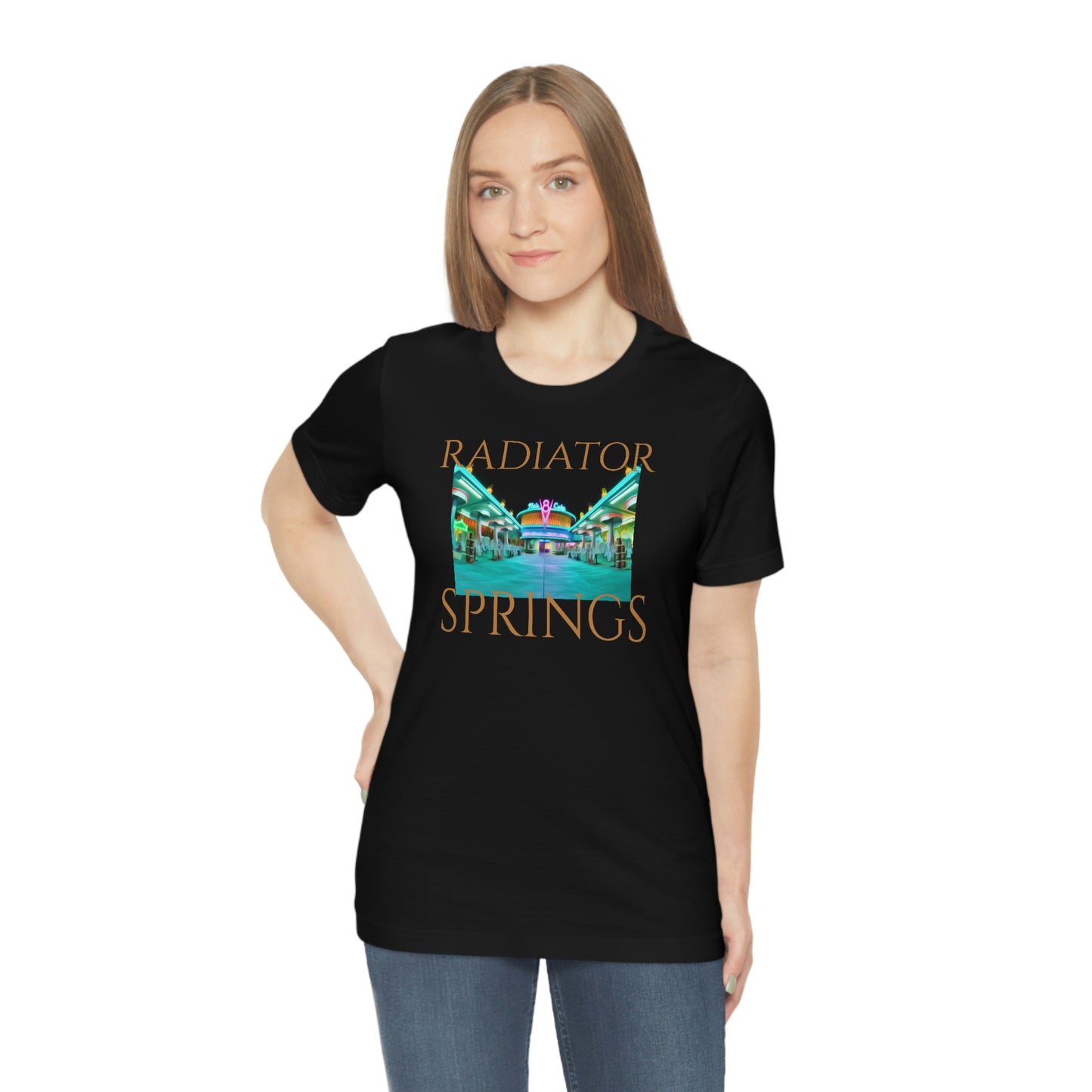 Unisex Jersey Short Sleeve Tee RADIATOR SPRINGS FLO'S V8