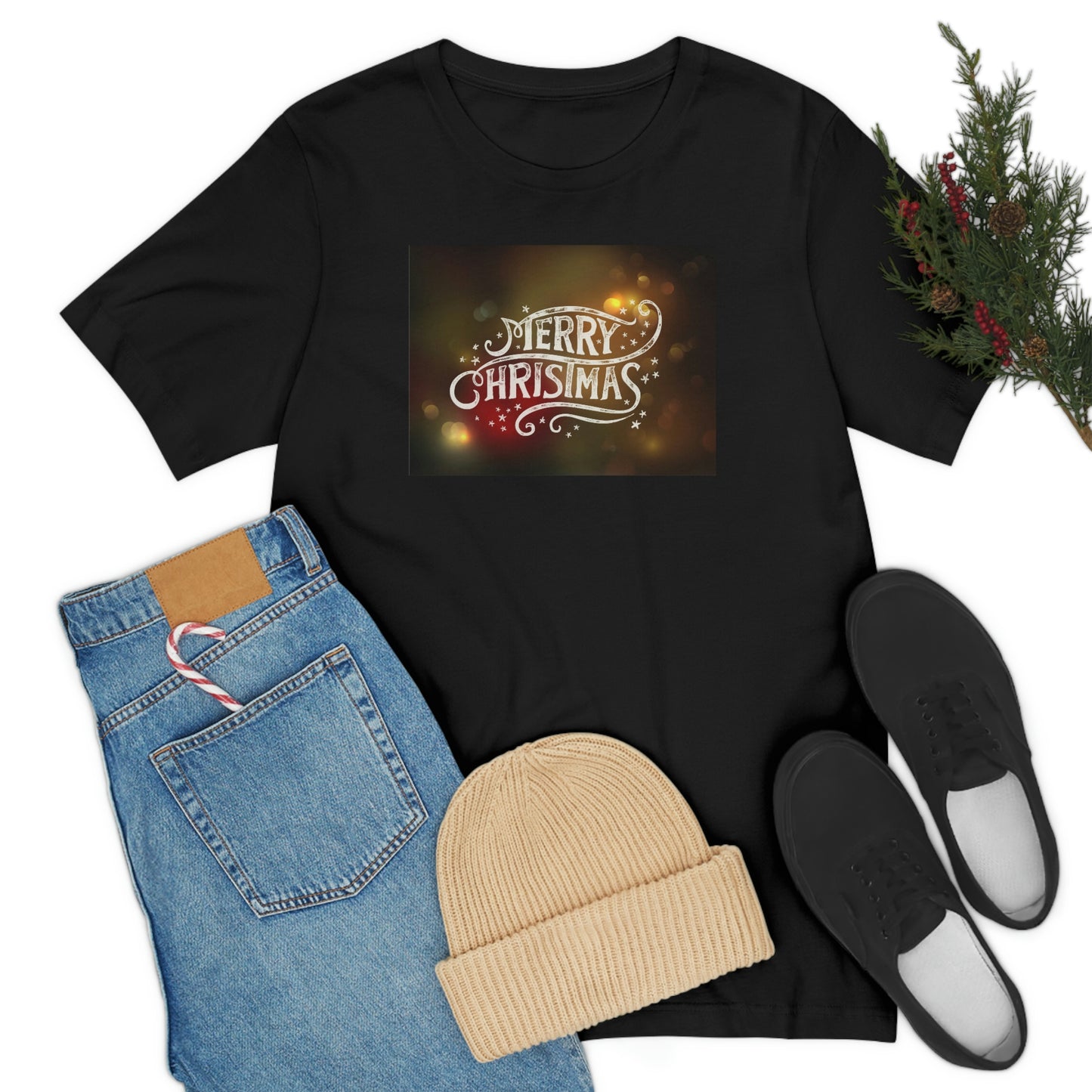Unisex Jersey Short Sleeve Tee Merry Christmas