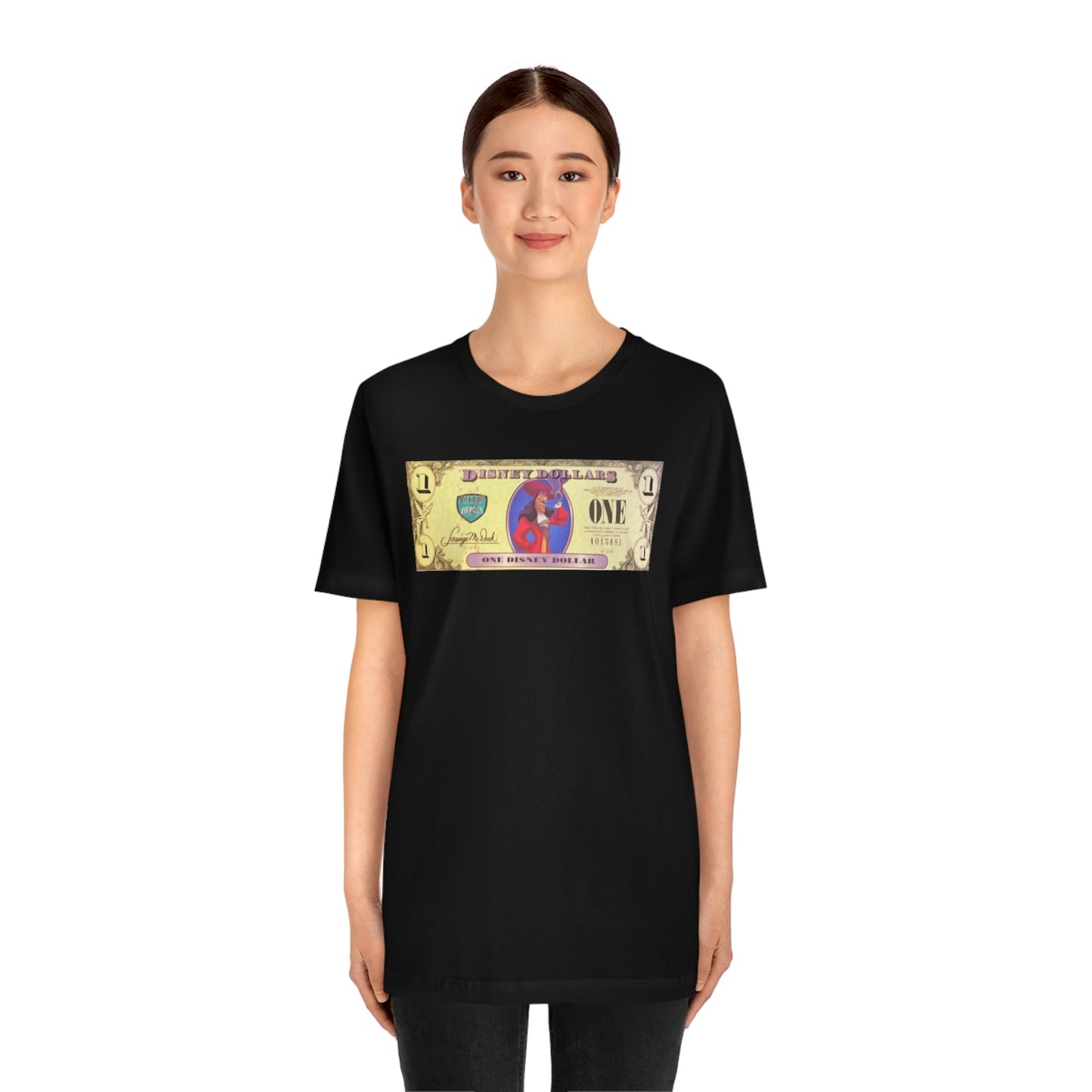 Unisex Jersey Short Sleeve Tee DISNEY DOLLARS VILLIANS Hook