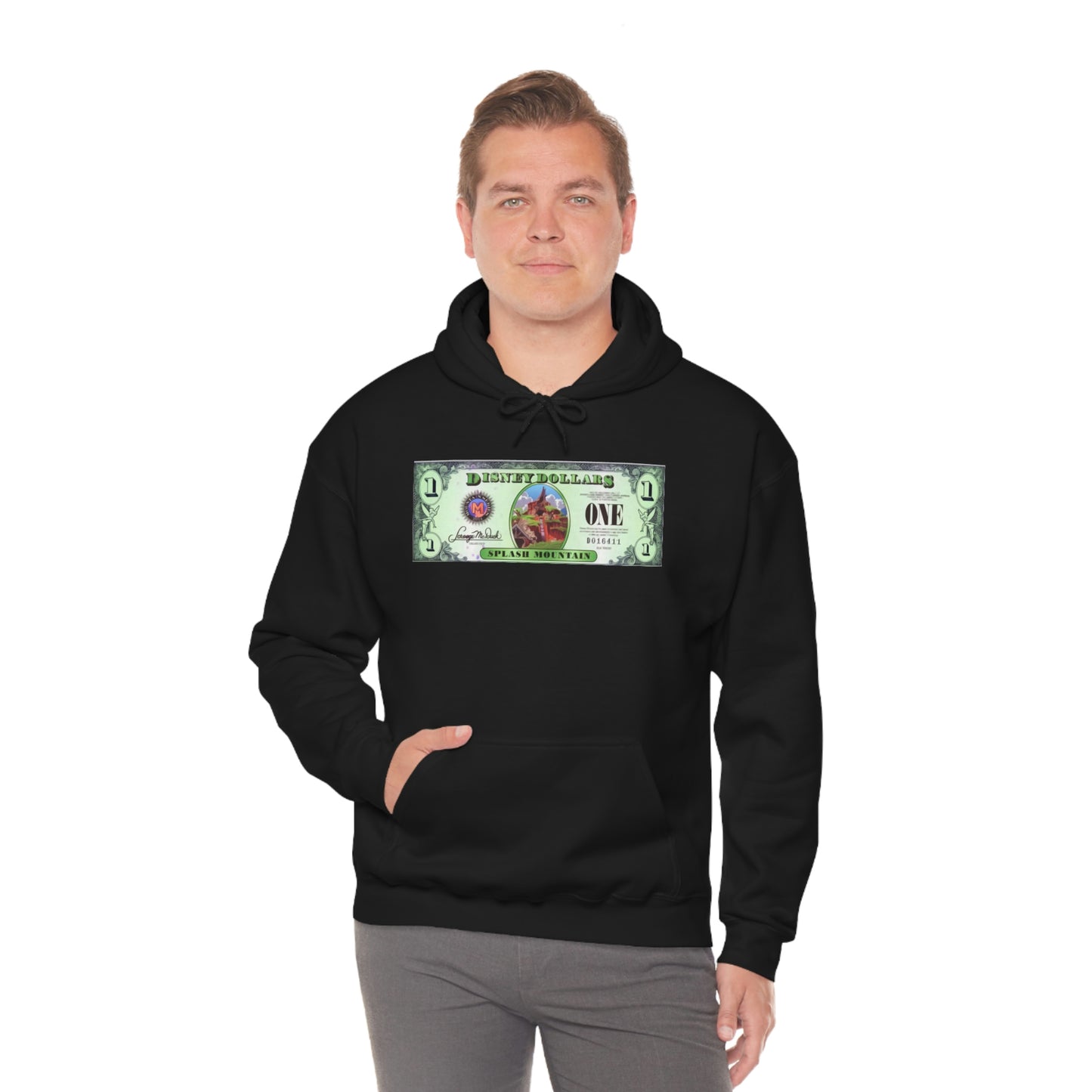 Unisex Heavy Blend Hooded Sweatshirt DISNEYLAND DOLLARS SPLASH Mountain