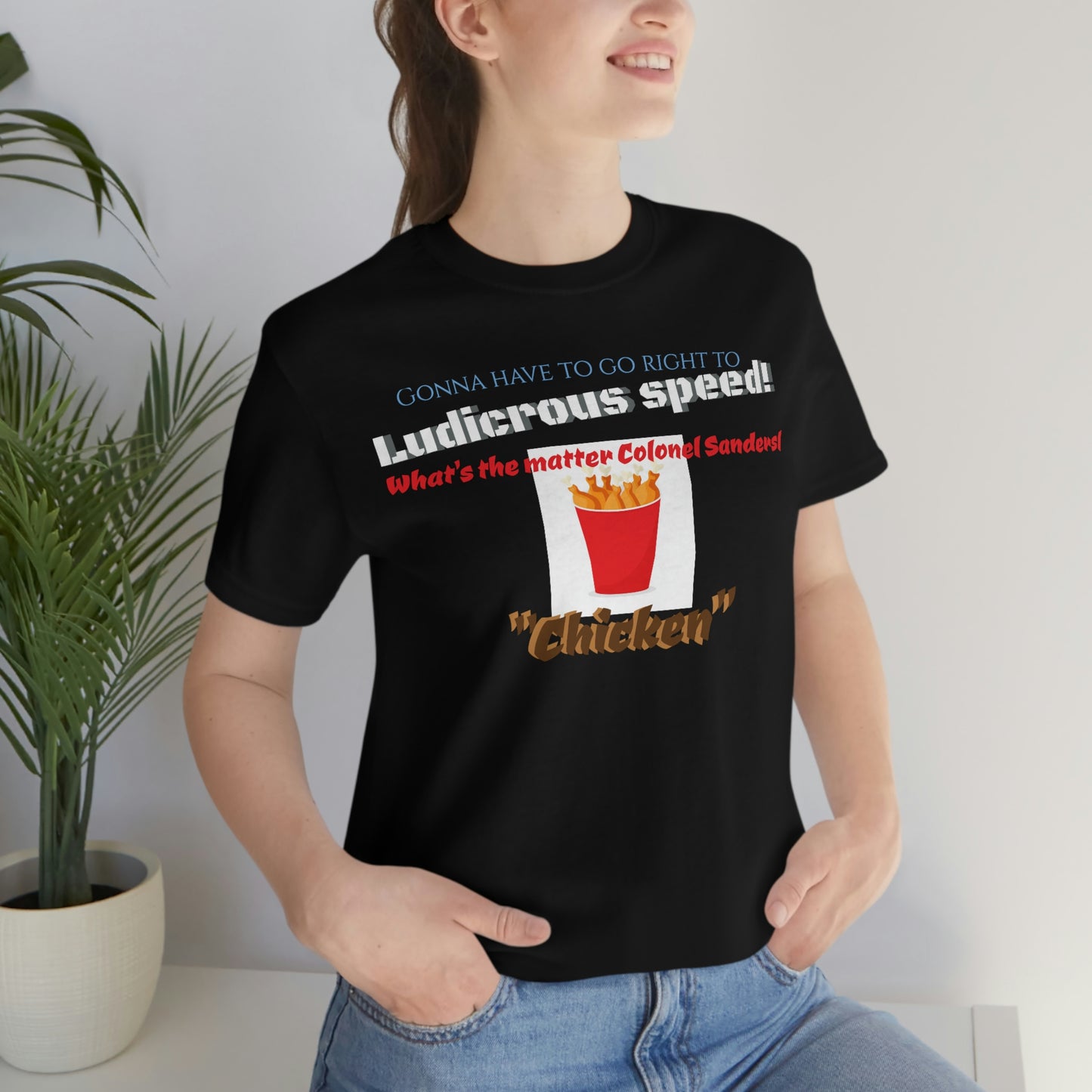 Unisex Jersey Short Sleeve Tee Spaceballs ~ludicrous speed~