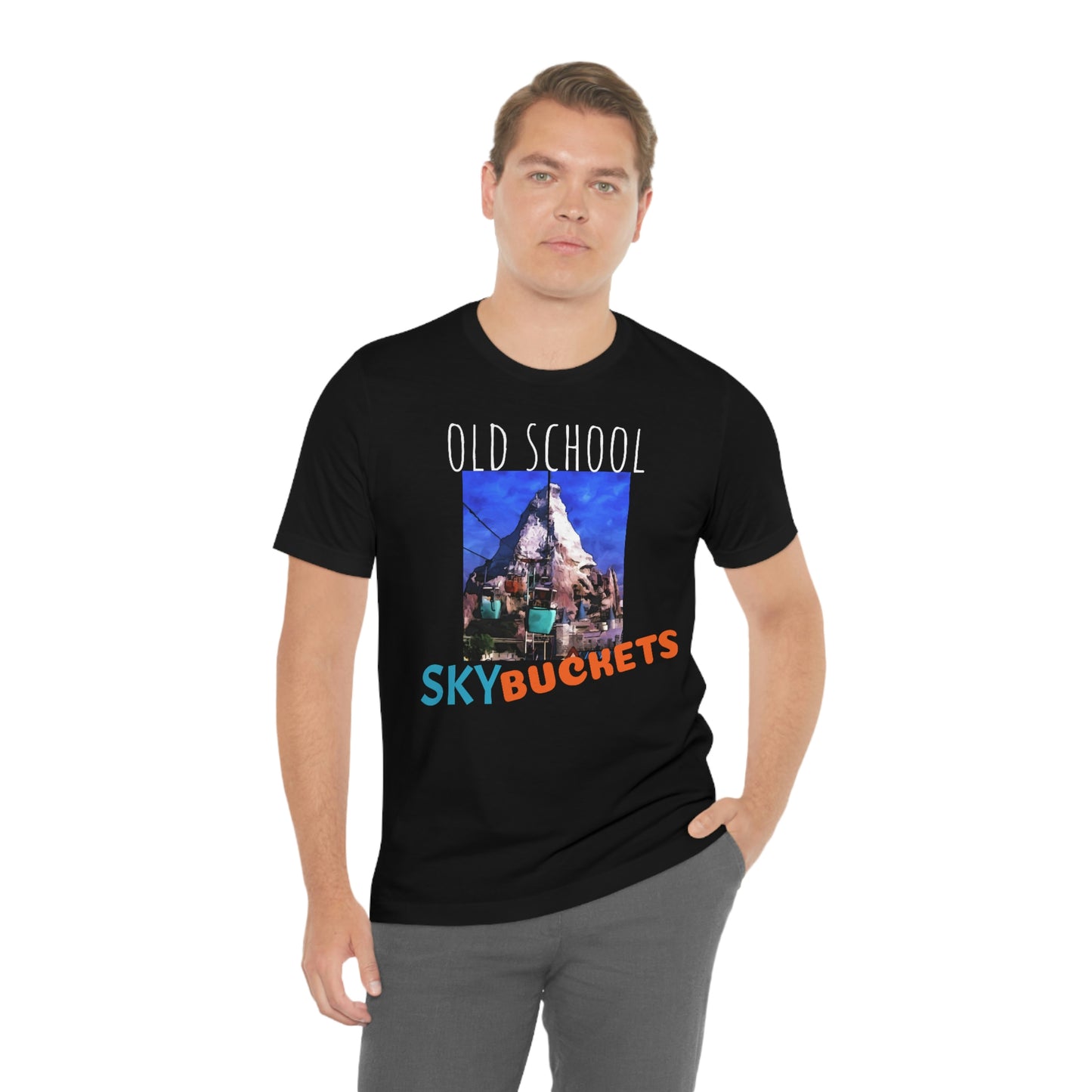 Unisex Jersey Short Sleeve Tee Disneyland SKY BUCKETS