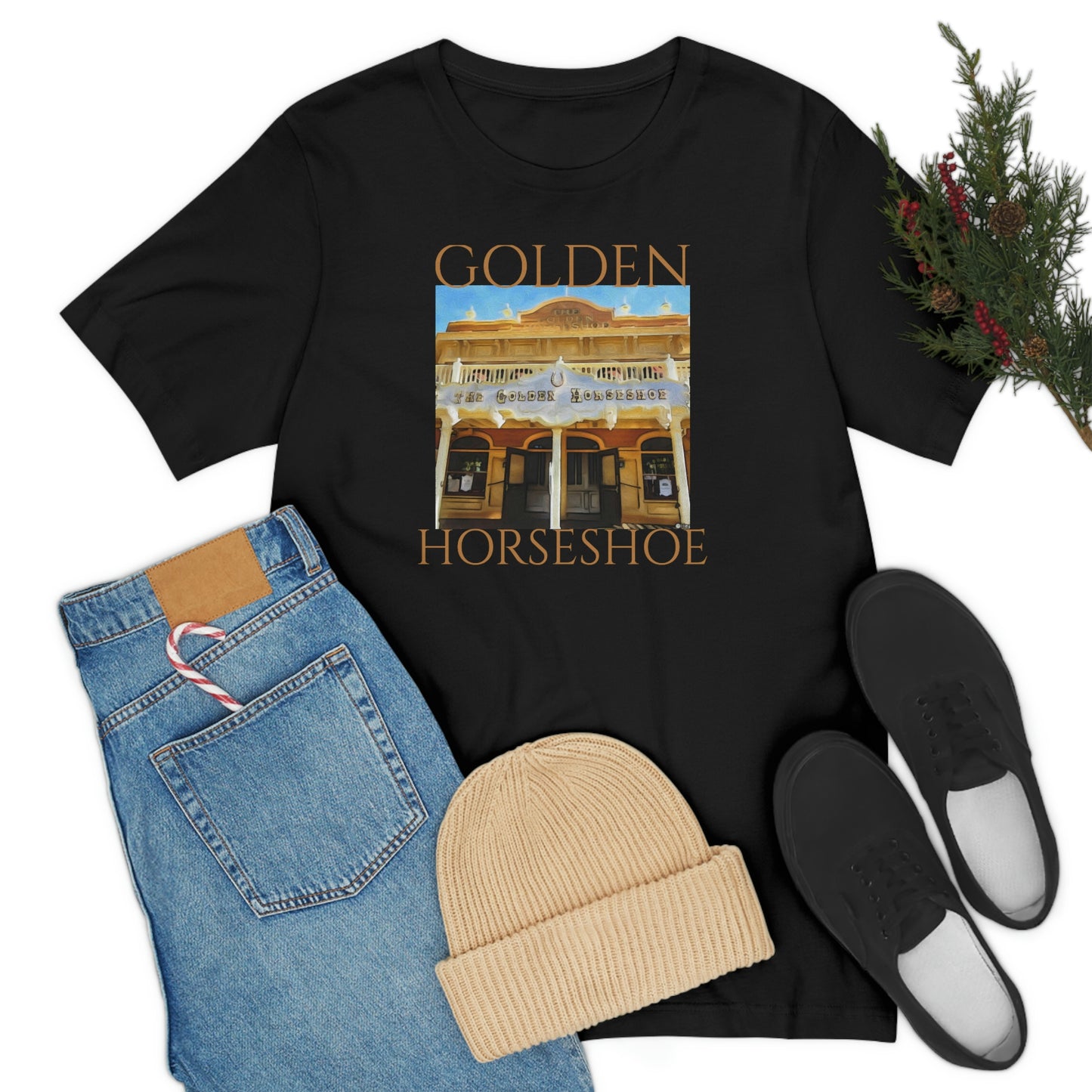Unisex Jersey Short Sleeve Tee DISNEYLAND GOLDEN HORSESHOE