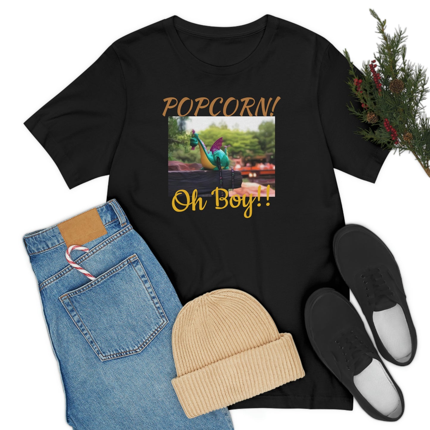 Unisex Jersey Short Sleeve Tee DISNEYLAND POPCORN BUCKETS