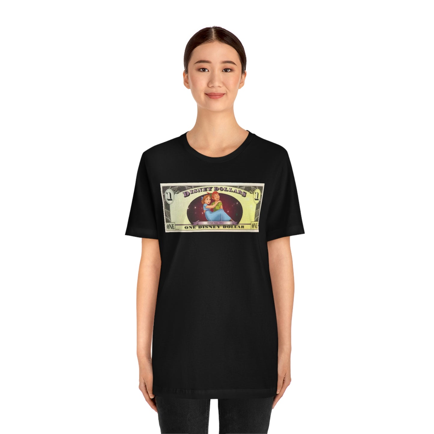 Unisex Jersey Short Sleeve Tee DISNEYLAND DOLLARS PETER Pan