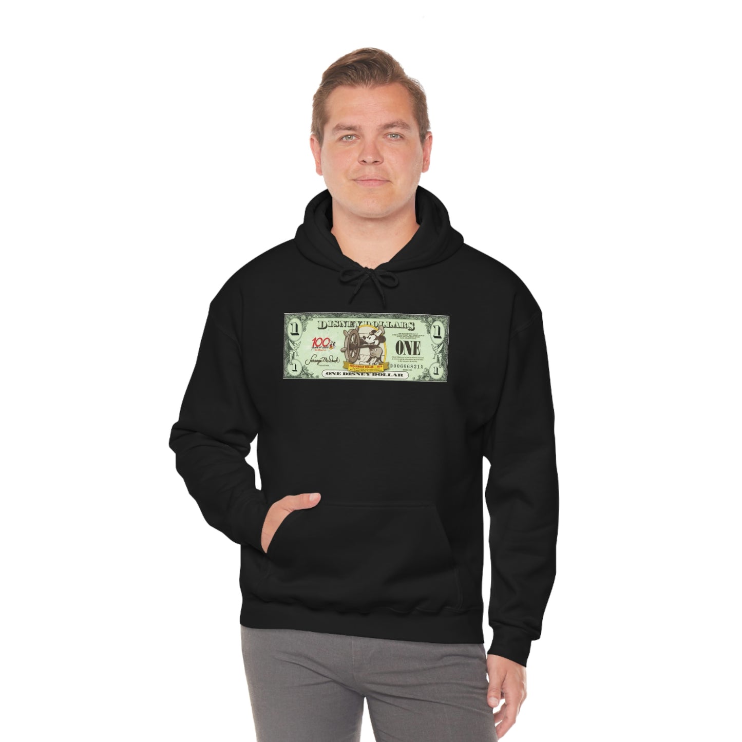 Unisex Heavy Blend Hooded Sweatshirt DISNEY DOLLARS STEAMBOAT Willie