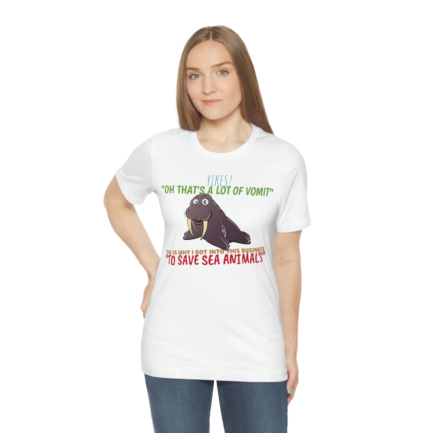 Unisex Jersey Short Sleeve Tee sea animal’s