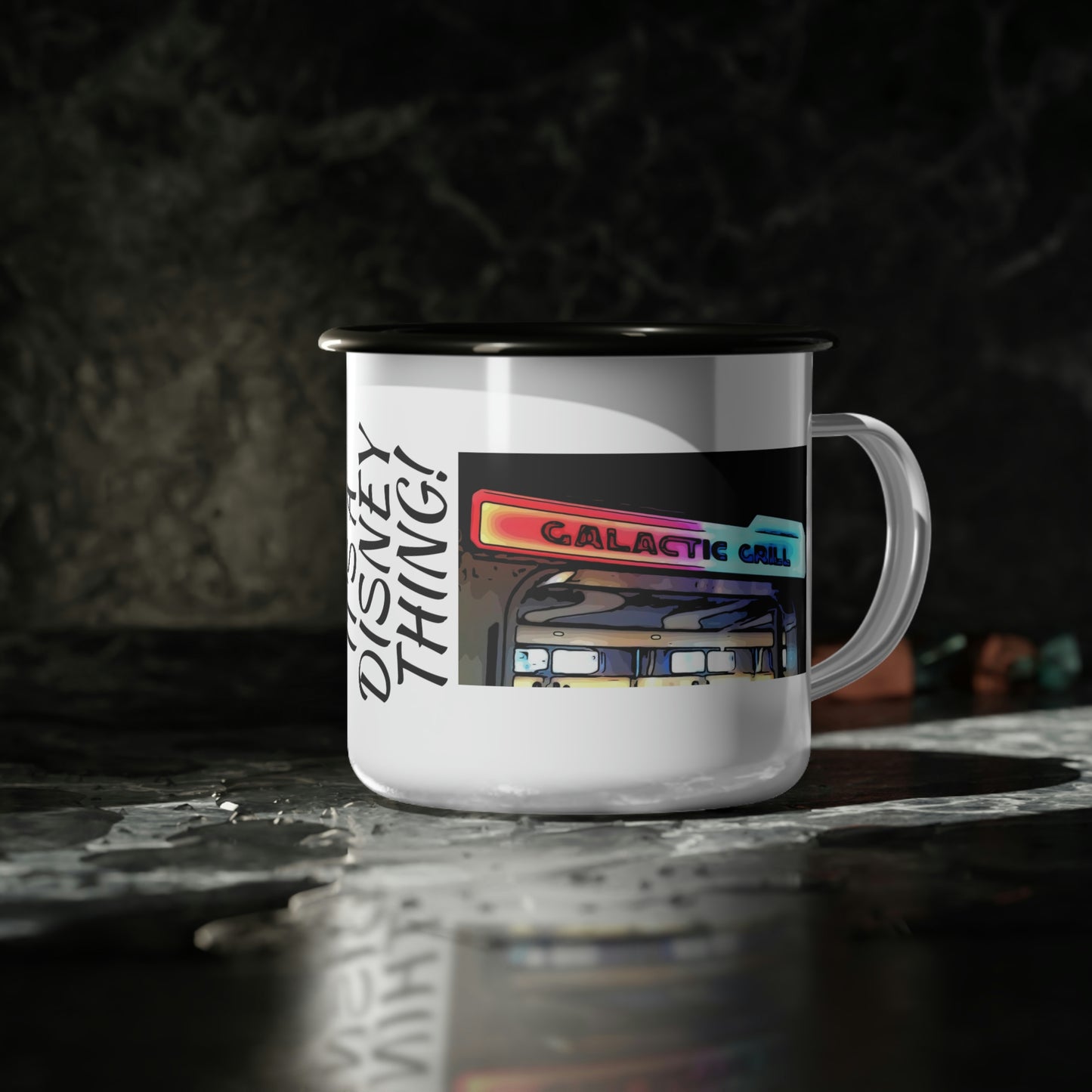 A Enamel Camp Cup Disneyland ~Galactic Gril~ It's A Disney Thing!