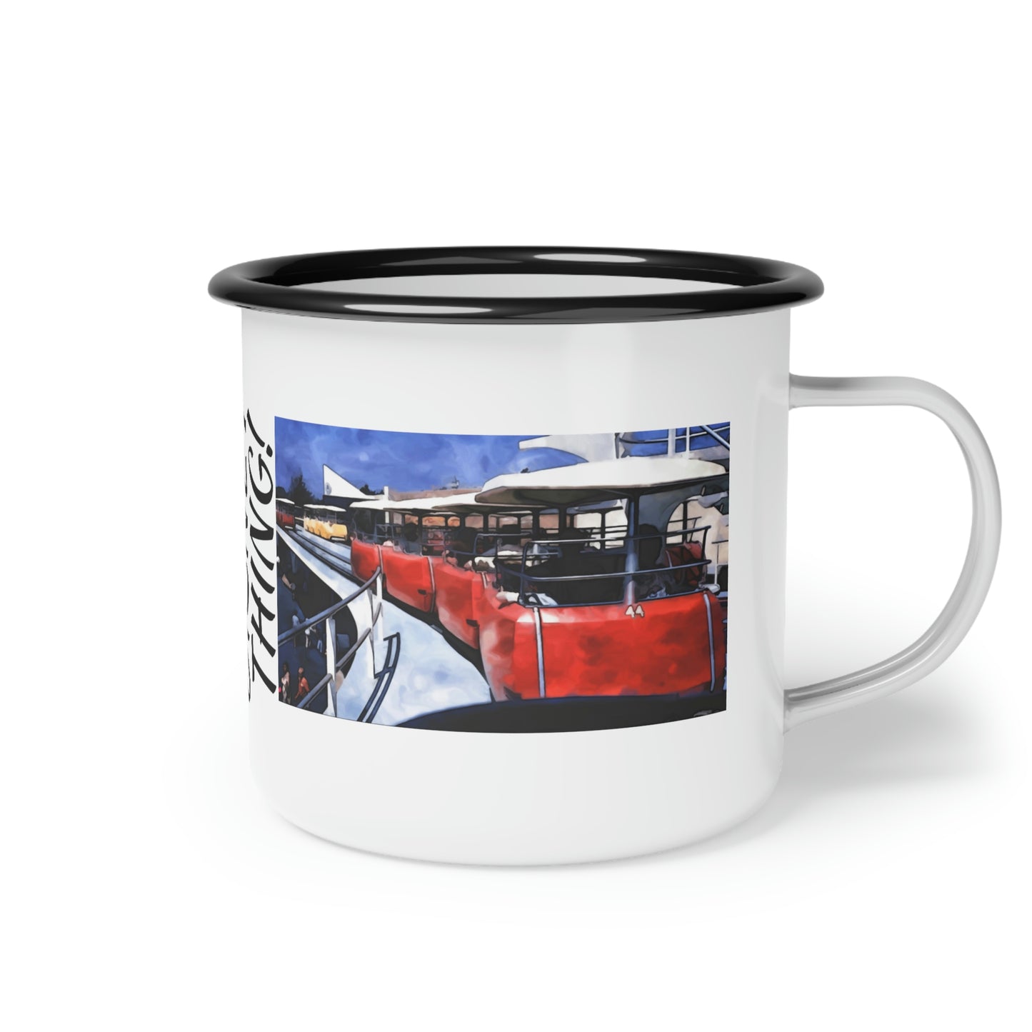 A Enamel Camp Cup Disneyland ~ People Mover ~ It's A Disney Thing!