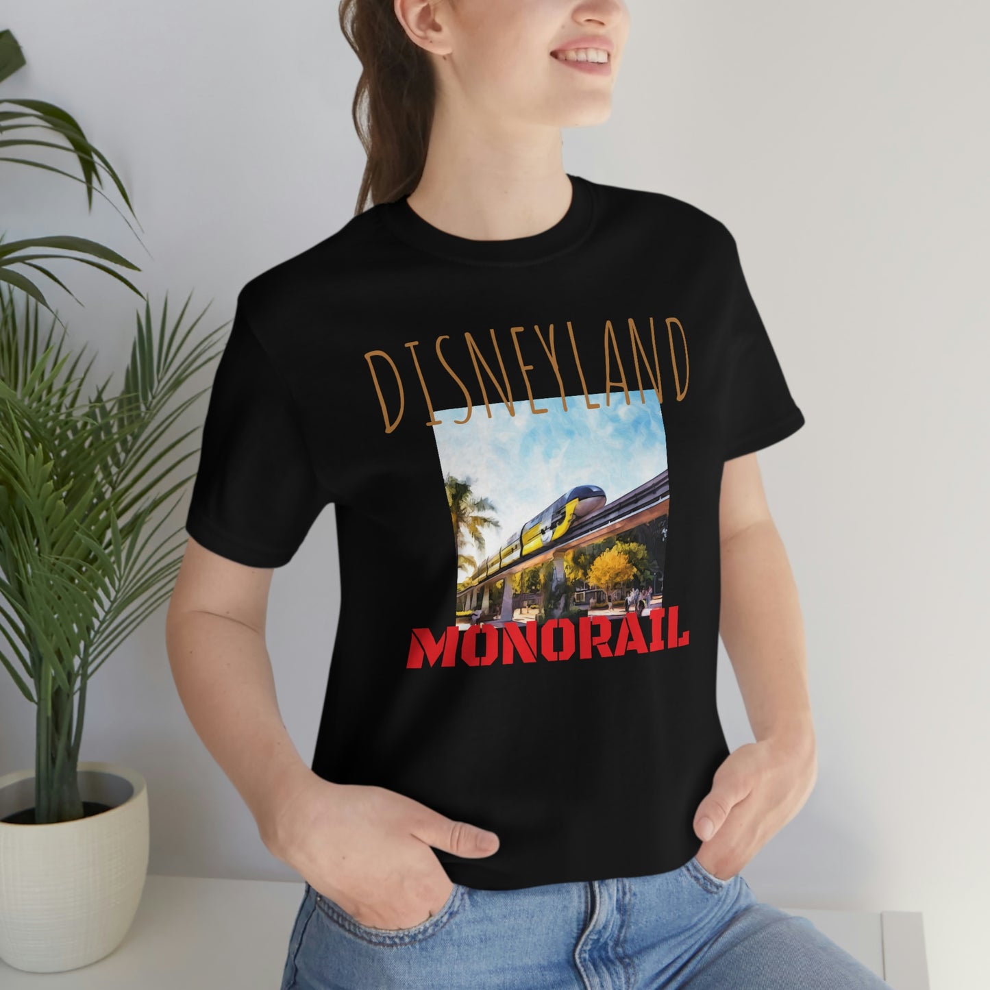 Unisex Jersey Short Sleeve Tee DISNEYLAND MONORAIL