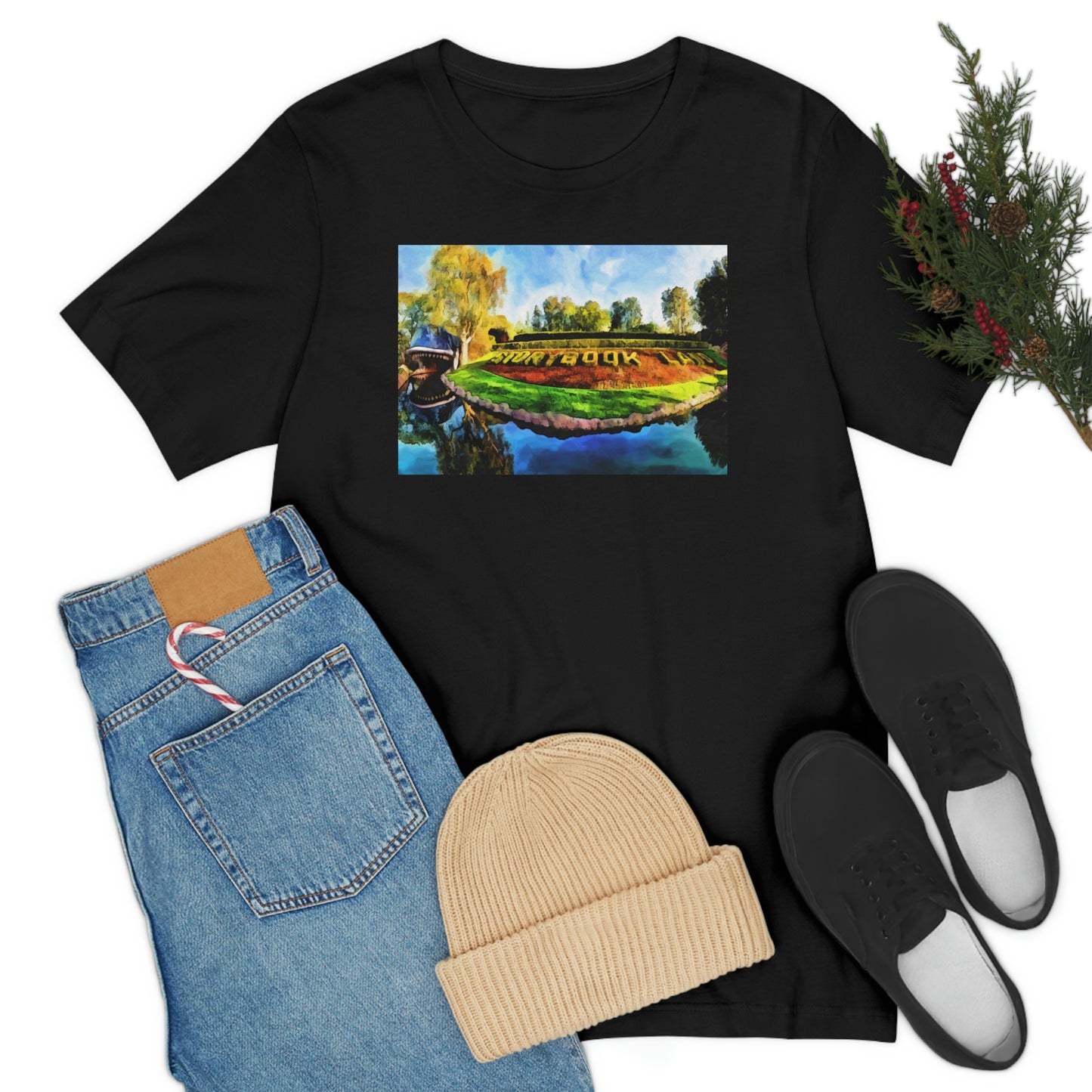 Unisex Jersey Short Sleeve Tee Disneyland STORY BOOK LAND