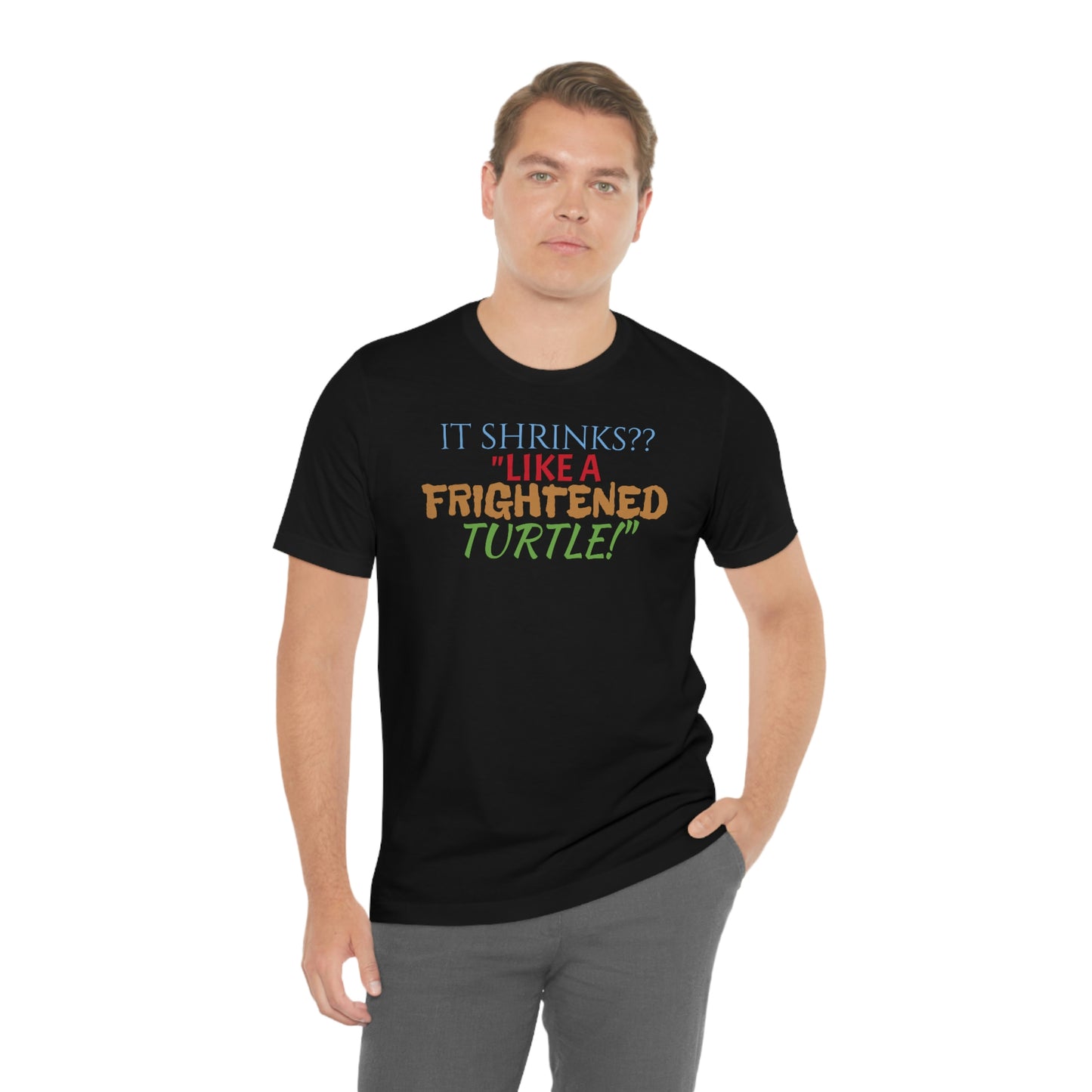 Unisex Jersey Short Sleeve Tee SEINFELD "IT SHRINKS"