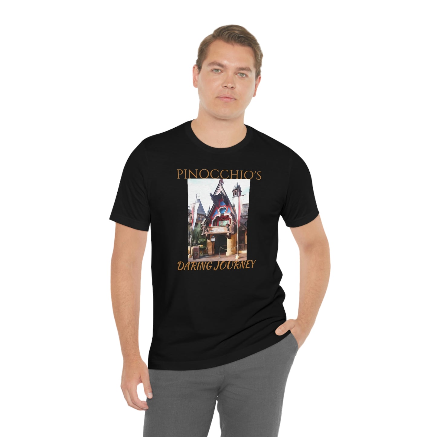 Unisex Jersey Short Sleeve Tee PINOCCHIO'S DARING JOURNEY