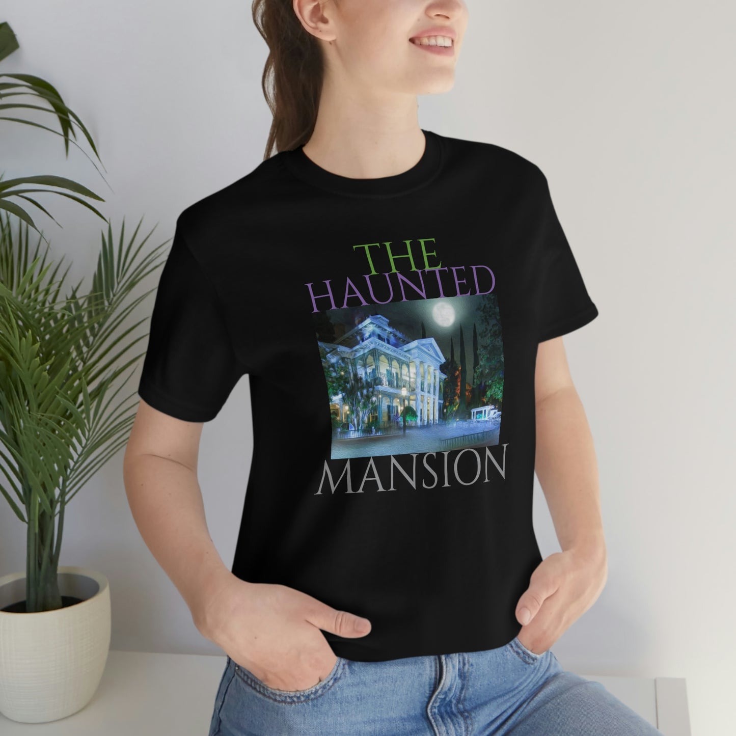 Unisex Jersey Short Sleeve Tee Disneyland HAUNTED MANSION