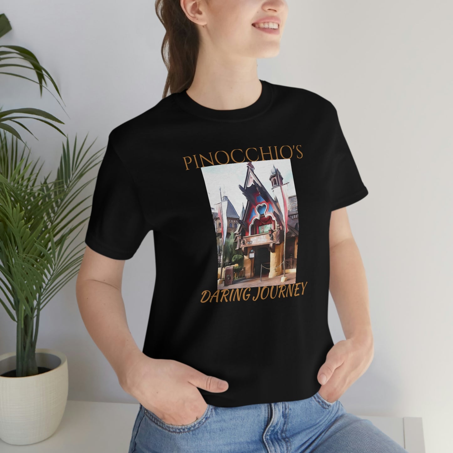 Unisex Jersey Short Sleeve Tee PINOCCHIO'S DARING JOURNEY