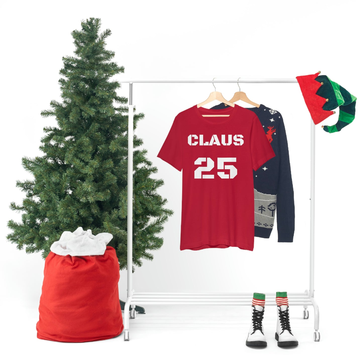 Unisex Jersey Short Sleeve Tee Christmas Santa Claus ~Claus 25~