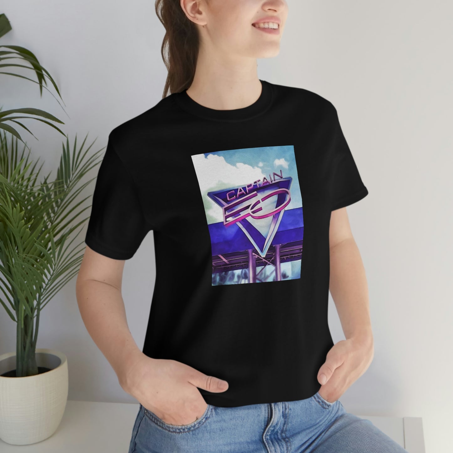 Unisex Jersey Short Sleeve Tee CAPTAIN EO