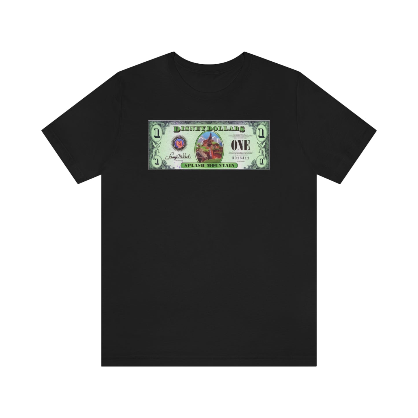 Unisex Jersey Short Sleeve Tee DISNEY DOLLARS SLPASH Mountain