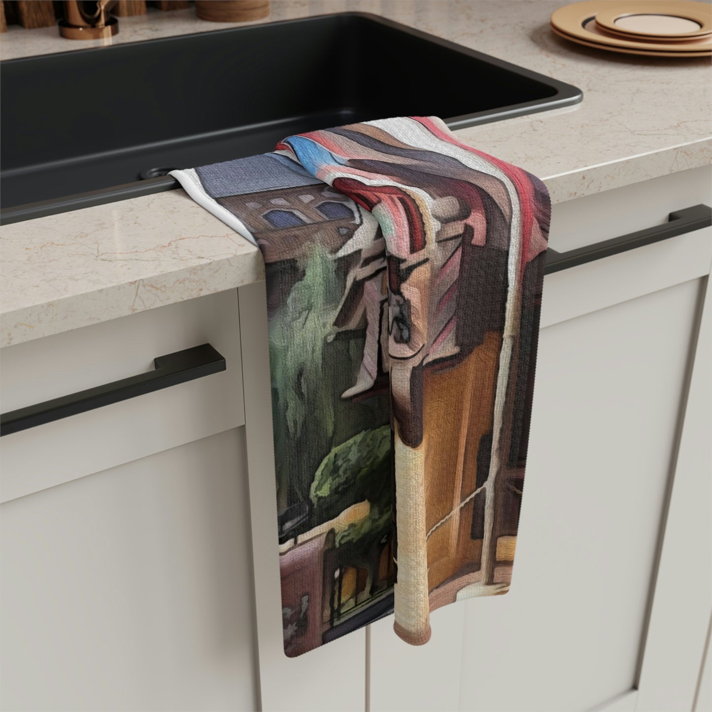 Soft Tea Towel Disneyland ~ Pinocchio's Daring Journey ~ Ride
