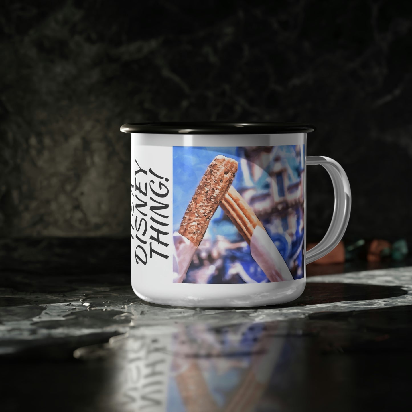 A Enamel Camp Cup Disneyland ~Churros~ It's A Disney Thing!