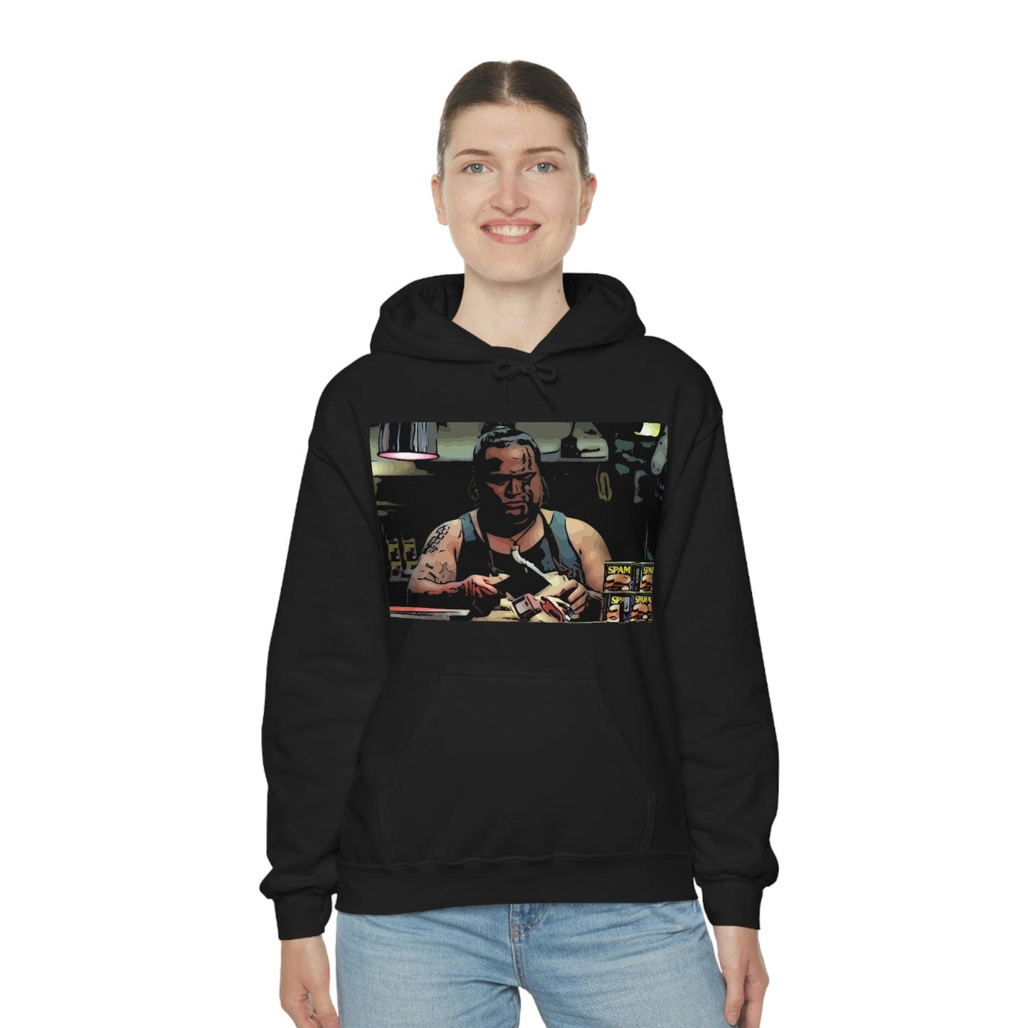 Unisex Heavy Blend™ Hooded Sweatshirt 50 First Dates ~ Nick ~ Tattoo Face