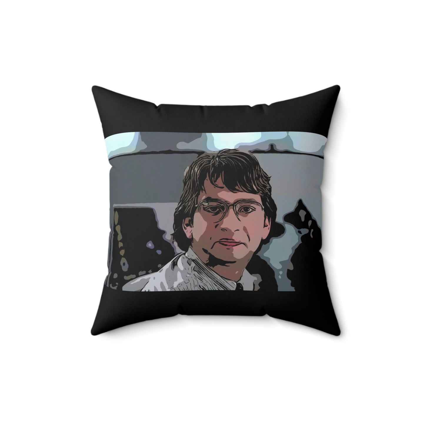 Spun Polyester Square Pillow ~Office Space ~ Michael Bolton ~