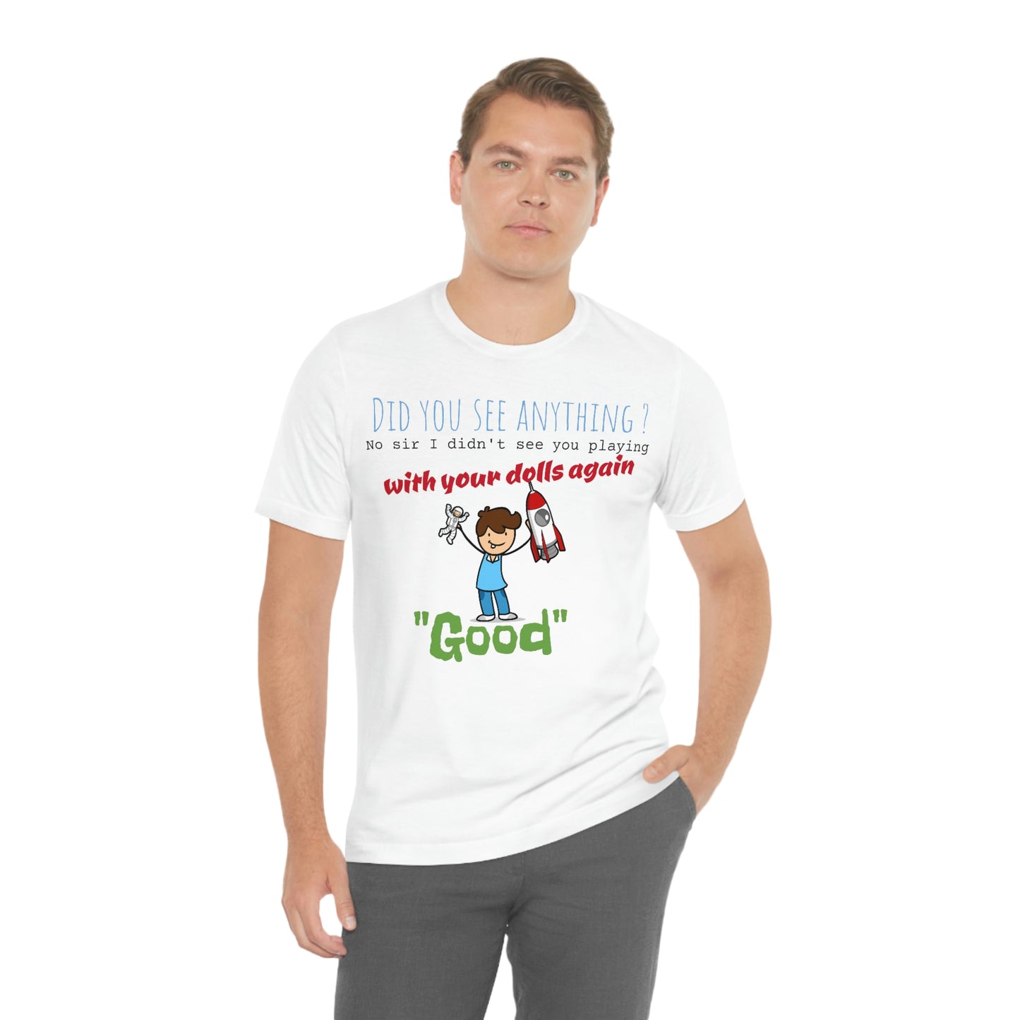 Unisex Jersey Short Sleeve Tee dolls again